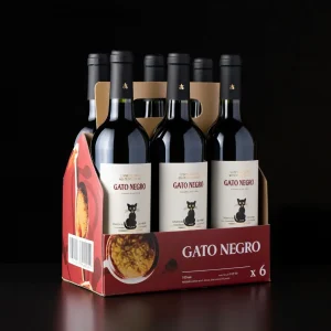 Caja Vino Gato Negro x6