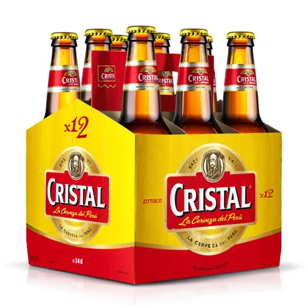 Pack Cerveza Cristal 12 botellas